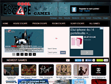 Tablet Screenshot of coolescapegames.com